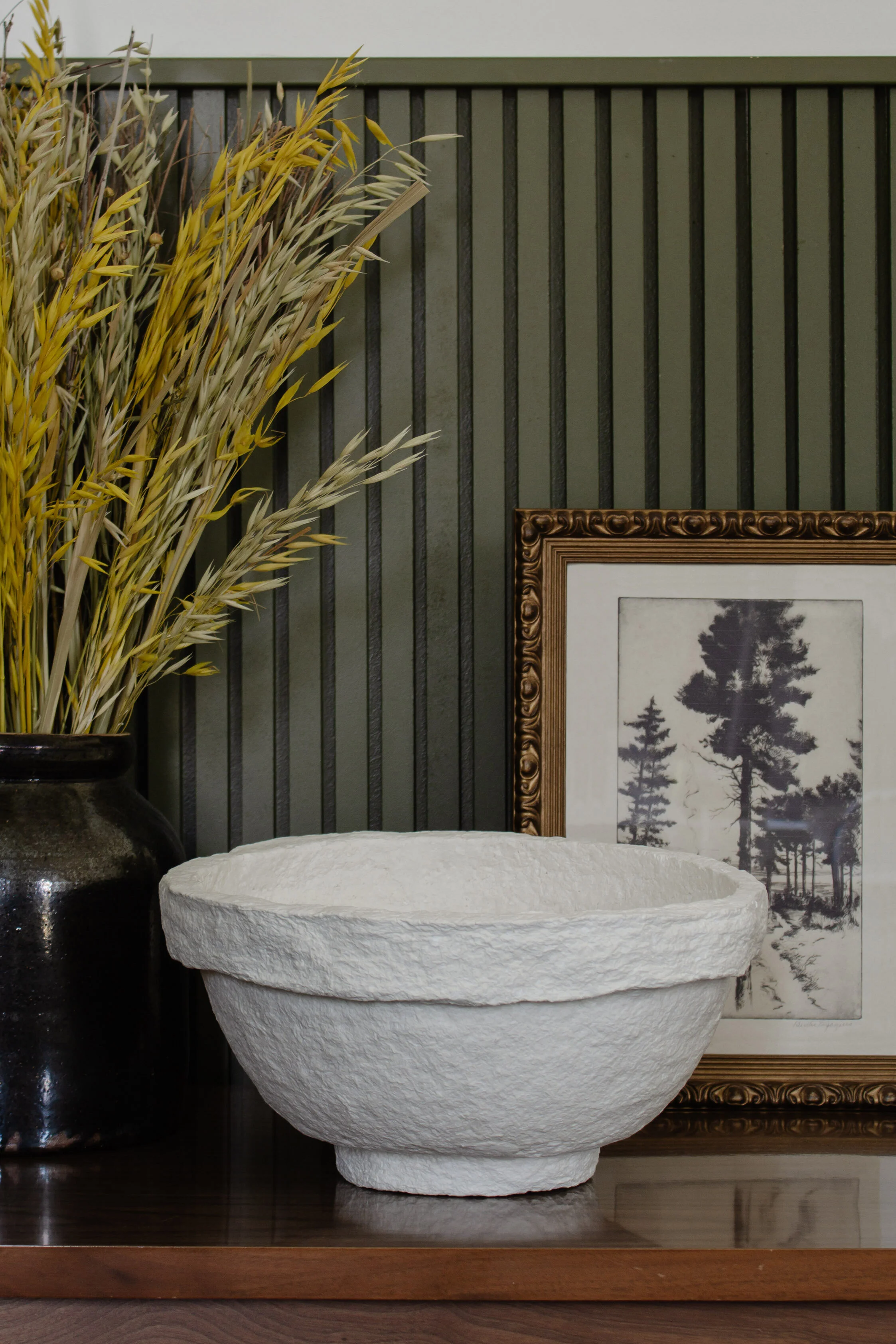 Look For Less DIY Paper Mache Bowl and Vase Beginner Friendly